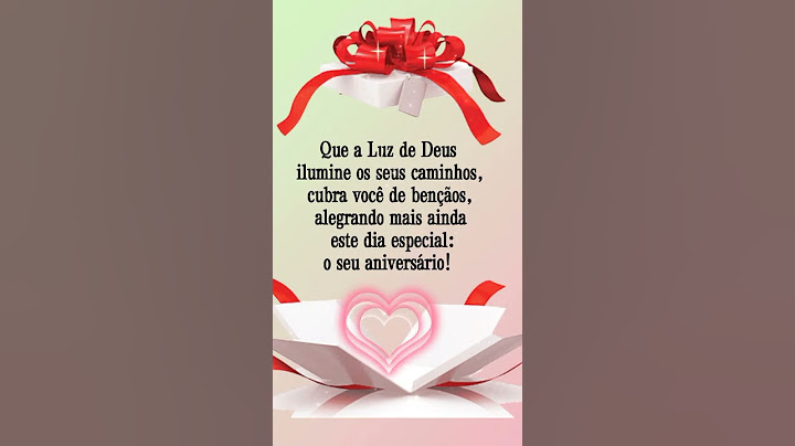 Mensagem de aniversário