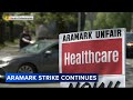 Aramark strike continues as Wells Fargo workers continue to seek higher wages, better benefits