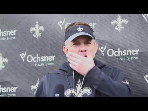 HC Sean Payton before facing the Carolina Panthers