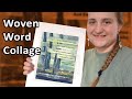 How to Make a Basic Poem Collage with Junk Mail