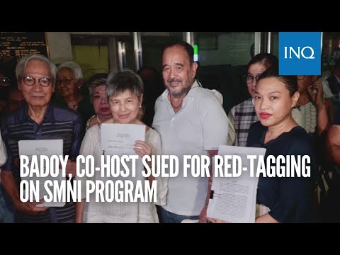 Badoy, co-host sued for red-tagging on SMNI program