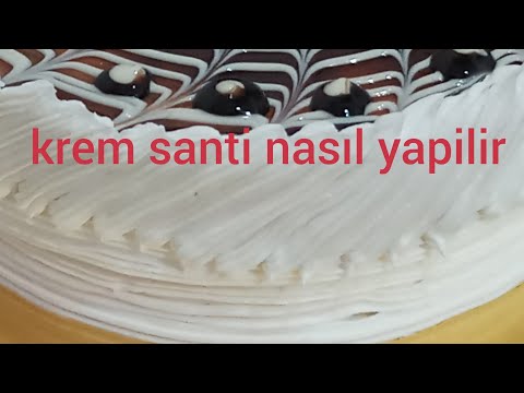 Video: Krem şanti Ile Pasta Nasıl Süslenir?