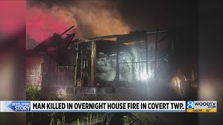 Police: Homeowner found dead in Covert Township house fire