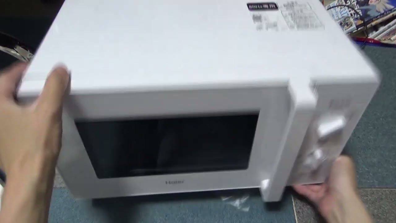 電子レンジ故障→急遽新品を購入 Haier JM-17K-(60W)