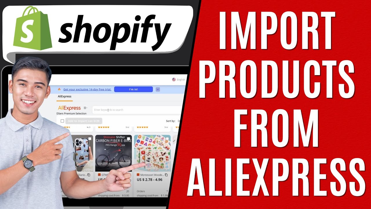 How to Import Products From Aliexpress to Shopify [Quick Guide] - YouTube