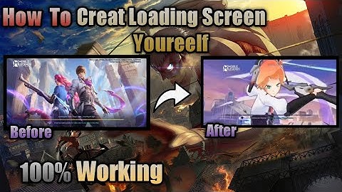 how to make your own Mobile Legends Loading Screen Intro | Tutorial ⚠️Watch Until The End
