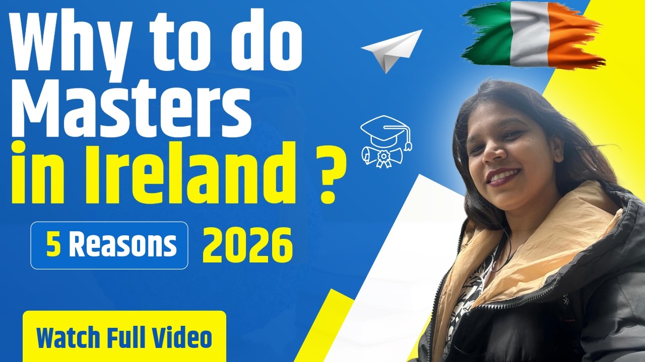 5 Benefit of doing Masters in Ireland | Reasons why Indians 🇮🇳 choose Ireland for their Masters 🇮🇪
