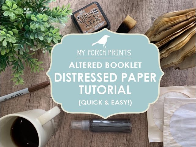 Dised Paper How To Make Distressed Paper