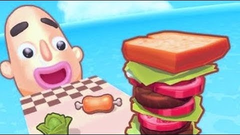 Sandwich Runner - Gameplay Walkthrough - All Levels (IOS, Android)