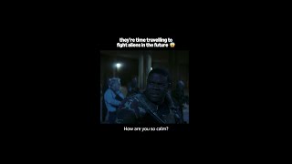 that was not a soft landing 😬 #TheTomorrowWar #ChrisPratt #SamRichardson