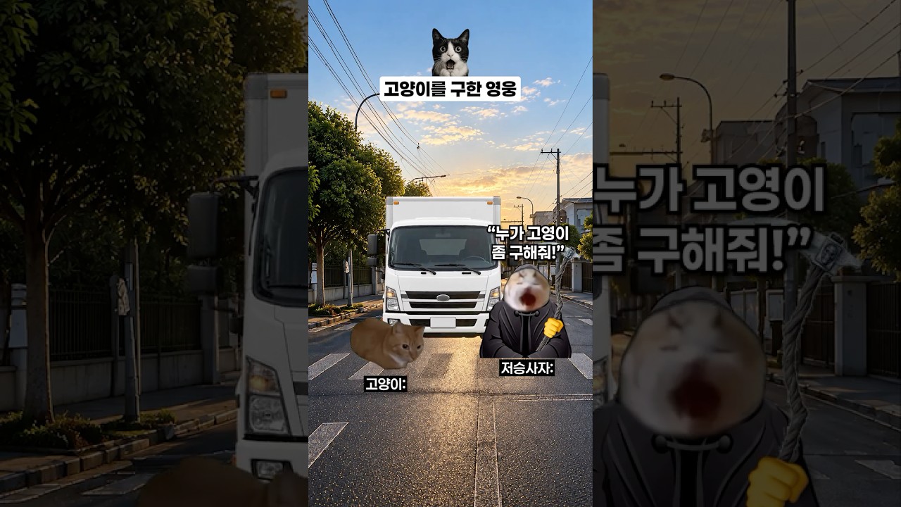 고양이를 구한 영웅 🛍️