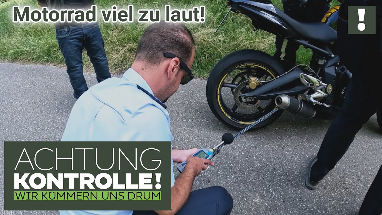So laut wie ein PRESSLUFTHAMMER?! Motorrad ohne KAT unterwegs! | Achtung Kontrolle