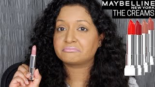 Swatches Lip YouTube Review Sensational Color The - Color Maybelline Creams &