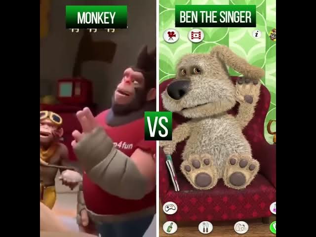 Who is Best? Chinese Monkey VS Ben The Singer - Talking Ben Gameplay