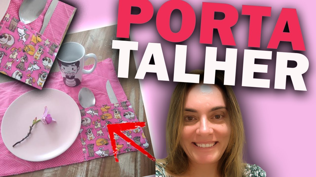 JOGO AMERICANO COM PORTA TALHER SUPER FUNCIONAL - Faça Você