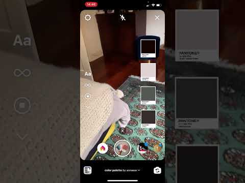 Pantone Colourpicker Interface Snapchat Lens