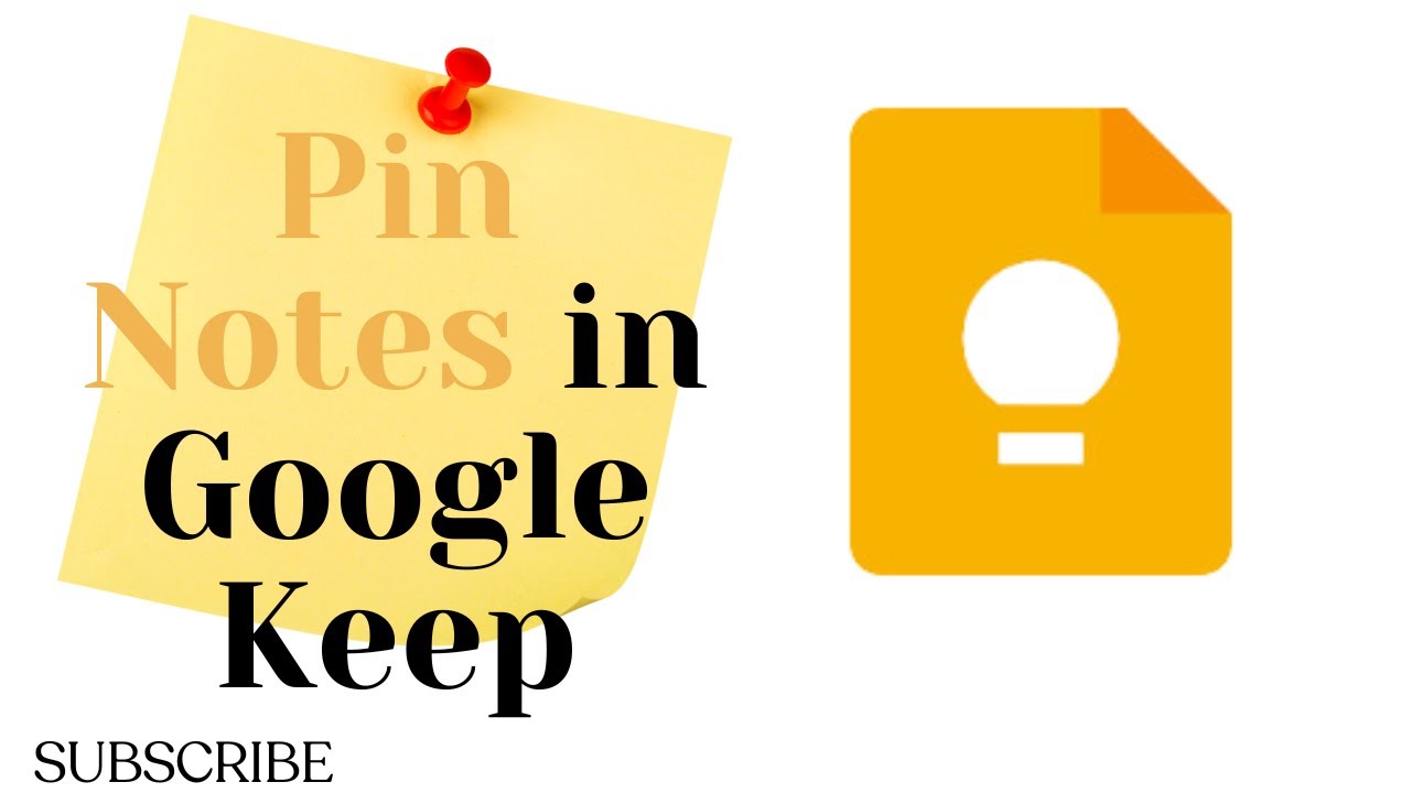 How To Pinning Notes On Top In Google Keep - YouTube