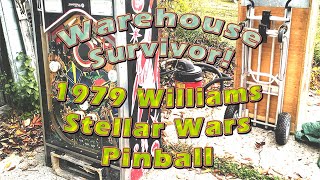 Warehouse survivor! Raising a 1979 Williams STELLAR WARS pinball from the dead!