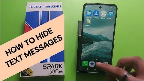 Tecno Phone Hide Text Messages | how to hide Google messages on Tecno spark 30c 5G