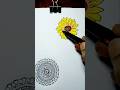 mandala art for beginners drawing#shorts#mandala#art#drawing#motivation#like#comment #trending#song