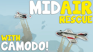 VTOL JET RESCUE w/Camodo  -  Stormworks: Build and Rescue
