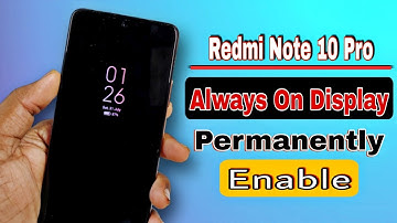 Always On Display Permanently On/Enable | Redmi Note 10 Pro