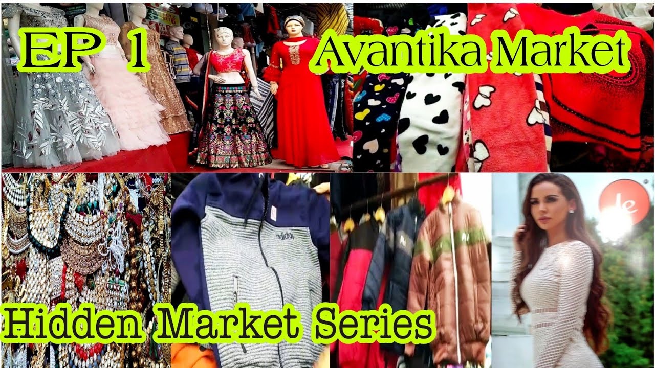 🔥Best market in North Delhi ll Exploring Avantika market in Rohini
