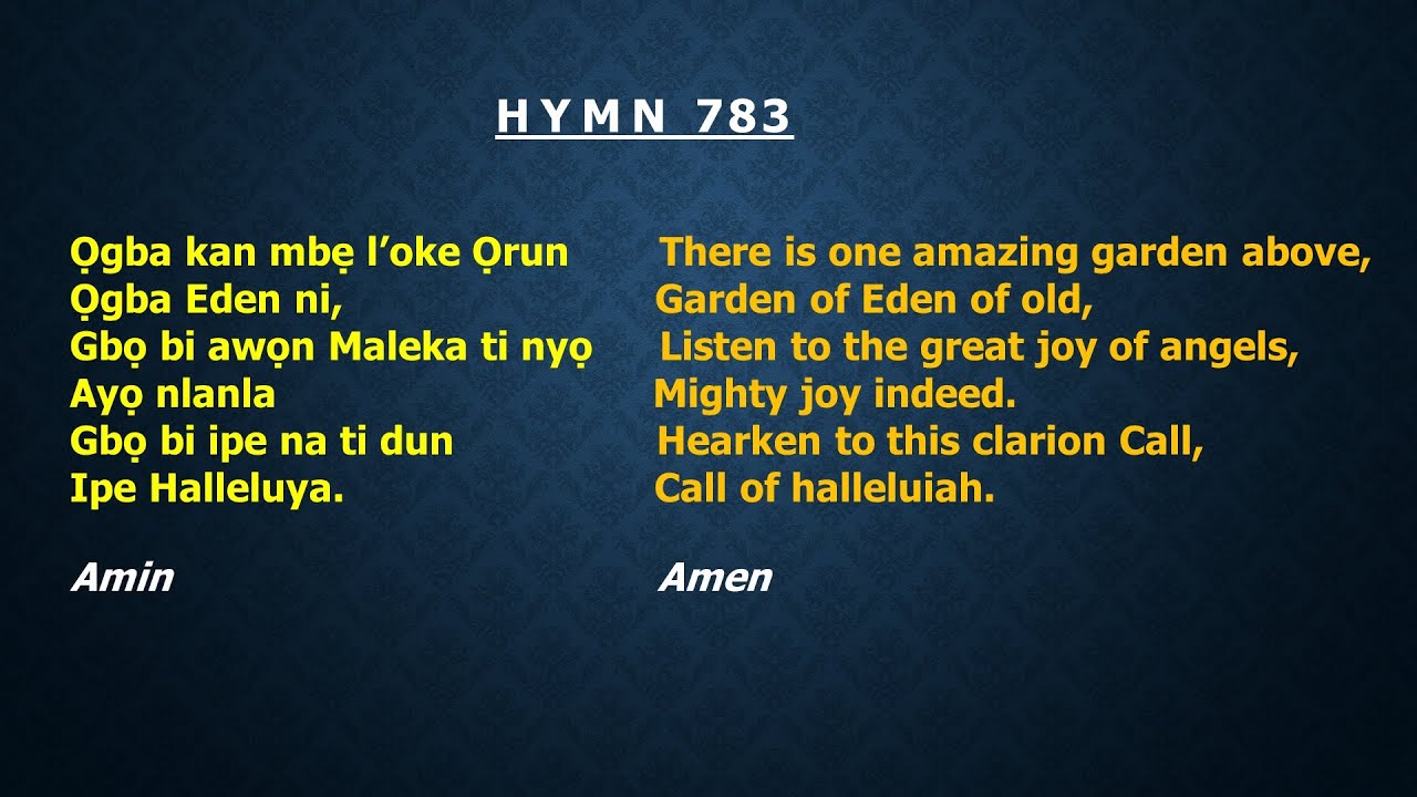 CCC Hymn 783 (Ogba kan mbe l'oke Orun...)  Celestial Church of Christ,Redemption Parish Winnipeg.CA