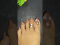 🌸💅 Easy toenailart design At home ❤️🏡#toenailart #nails #nailart #explorewithriya #youtubeshorts