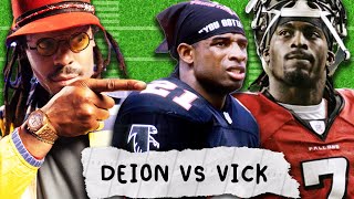 Deion Sanders vs Mike Vick... Who was BETTER?! | 4th&1 with Cam Newton