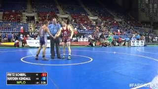 152 Champ. Round 2 - Hayden Kendall (Minnesota) Vs. Fritz Schierl (Wisconsin)
