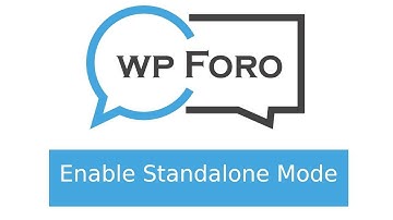 Turn WordPress to this forum board ( Enable Standalone Mode )