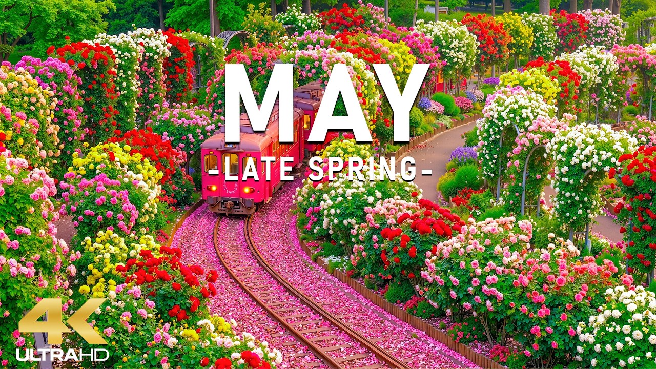 Spring in May 4K – The Essence of Spring 2026 🌸 Flowering Gardens, Soft ...