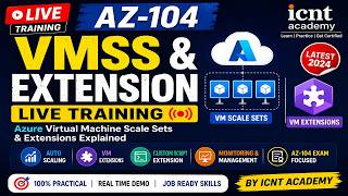 AZ-104 VMSS & Extensions Live Training | Azure Virtual Machine Scale Sets Explained in Hindi