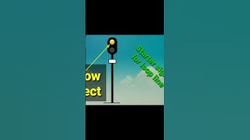 Loop line Starter signal | Short | shorts | short video |#hindirailteck #shorts #short #shortvideo