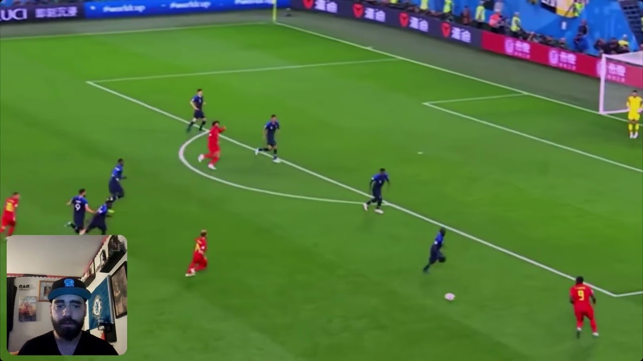 Reacting to Eden Hazard vs France! 2018 World Cup!