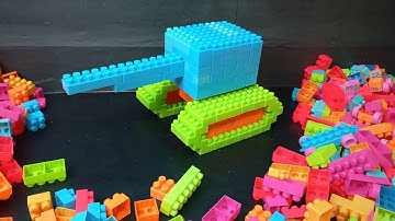 Satisfying DIY Lego Army Tank | Lego Building Blocks Videos #buildingblockstoys #lego SOJIB TOYS