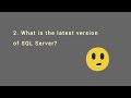 DAY-8 MS-SQL Server DBA Questions-2025 #sql #sqlserver #sqlinterviewquestions