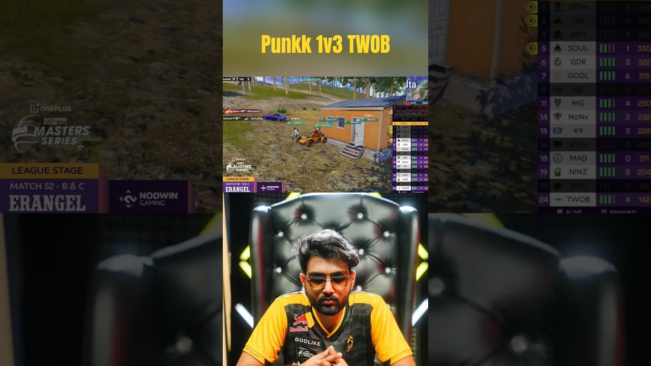 Punkk 👑 1v3 TWOB 🤯 