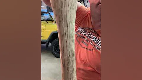 Burning an Axe Handle