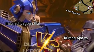 D-16 VS Sentinel prime (Dubbing Indonesia) Transformers one