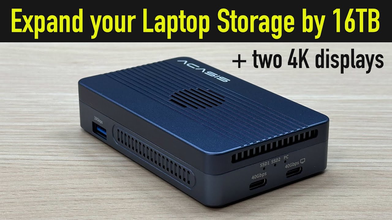 ACASIS TBU405 Pro Max Review [SSD enclosure & docking station
