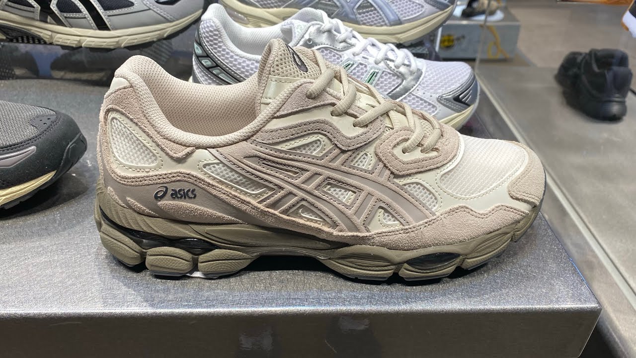 靴 asics Sport style GEL-NYC Cream/Putty Asics Gel NYC (Cream/ Putty) - Style Code: 1203A383-105