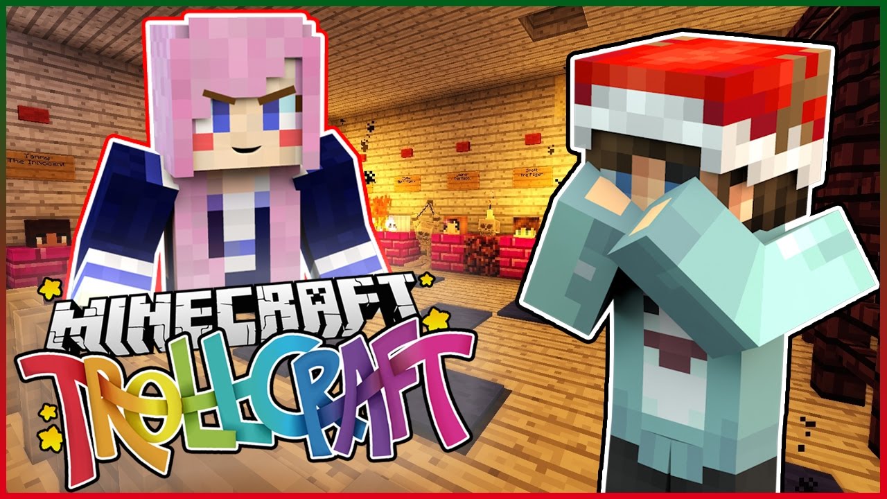LIZZIES WEIRD BASEMENT!? - Minecraft TrollCraft - Ep.8