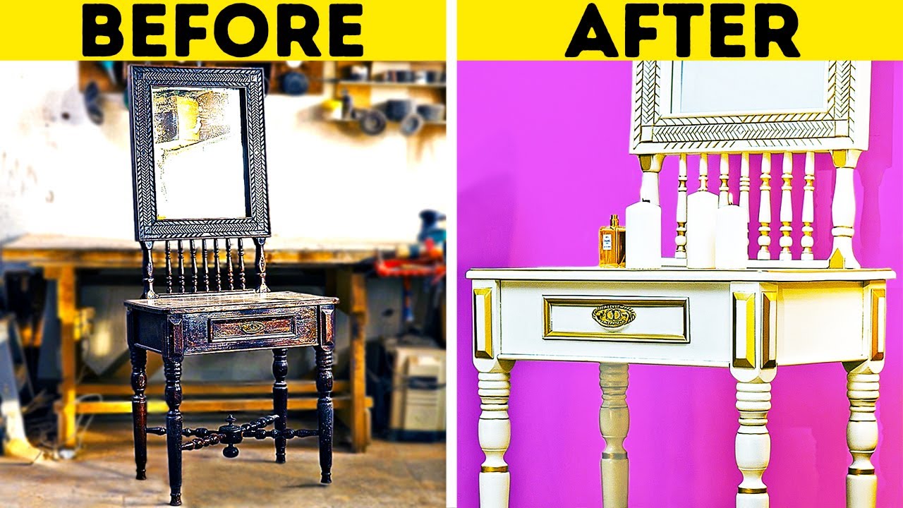 SECOND LIFE FOR THE OLD FURNITURE || GREAT DIY DECOR IDEAS