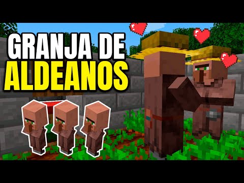 ✅ GRANJA de ALDEANOS para Minecraft 1.20 (BEDROCK & JAVA)