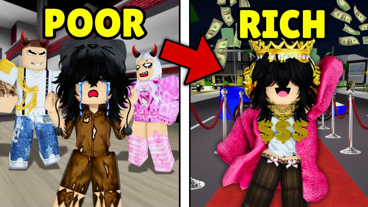 POOR to RICH! sa BROOKHAVEN! (ROBLOX RP TAGALOG)