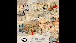 New Digital Kit: Postal Scraps