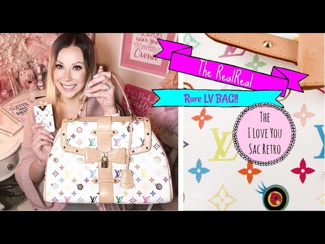 The RealReal Unboxing  Limited Edition I love You Multicolore Sac