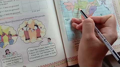 Chapter 8 mapping your way part 3.     Class 5th maths